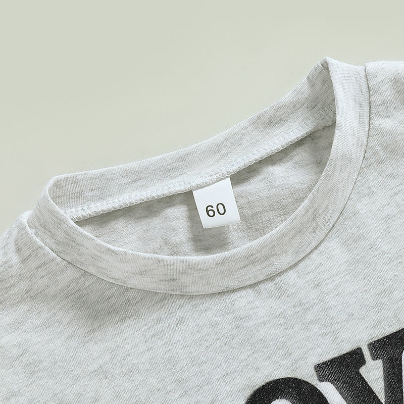 Summer Baby Bodysuit with Easter Letters and Rabbit Print