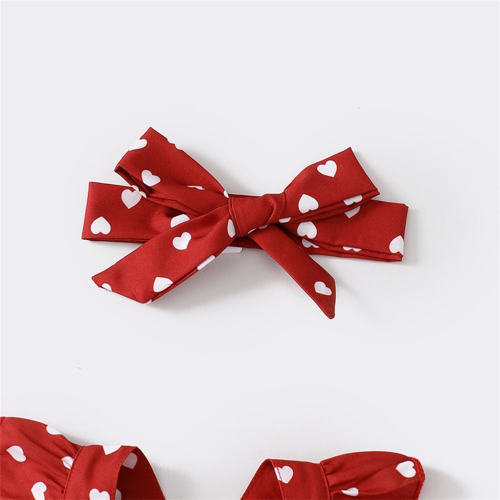 Newborn Girls Love Print Romper Dress: Sleeveless Tulle with Headband