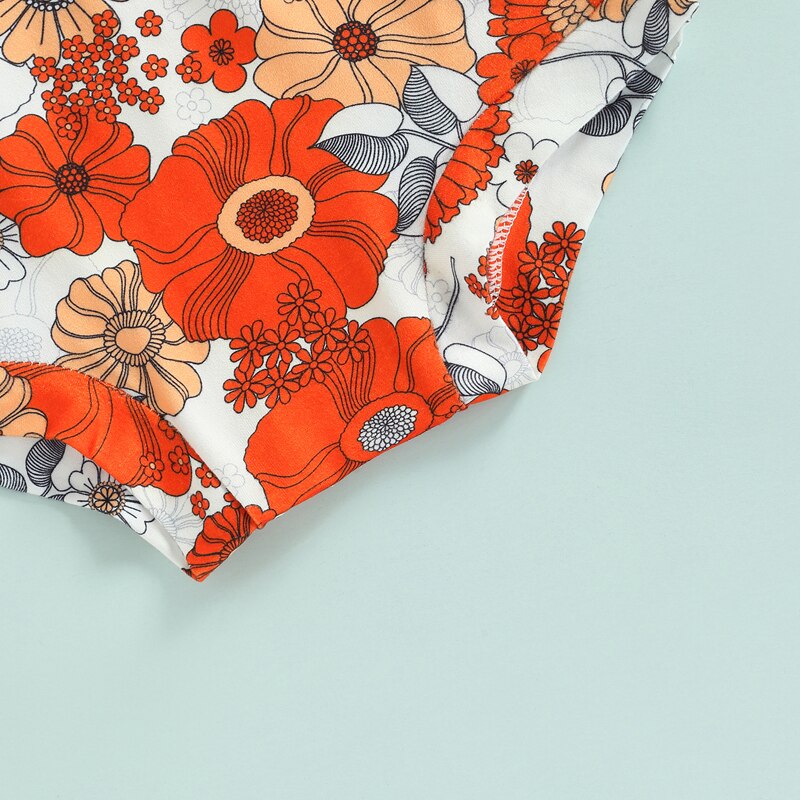 Summer Infant Baby Girls Clothes Sets - Letter Print Short Sleeve T-shirt and Floral Shorts Outfits with Headband