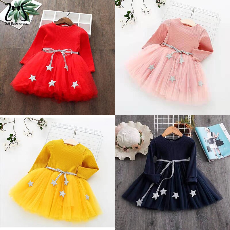 Toddler Girls Birthday Party Princess Mesh Evening Dress