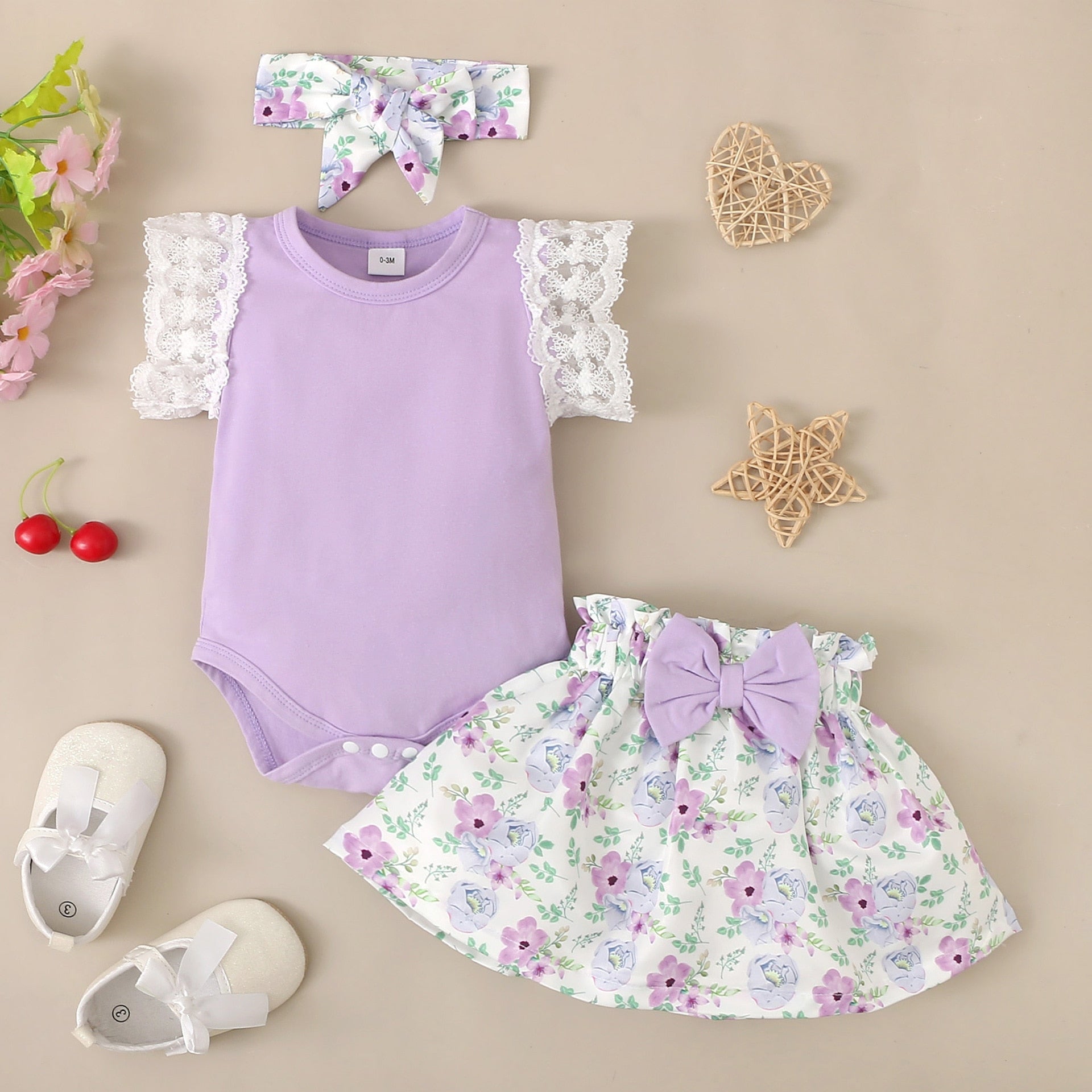 Newborn Baby Clothes Summer Sets For Girls