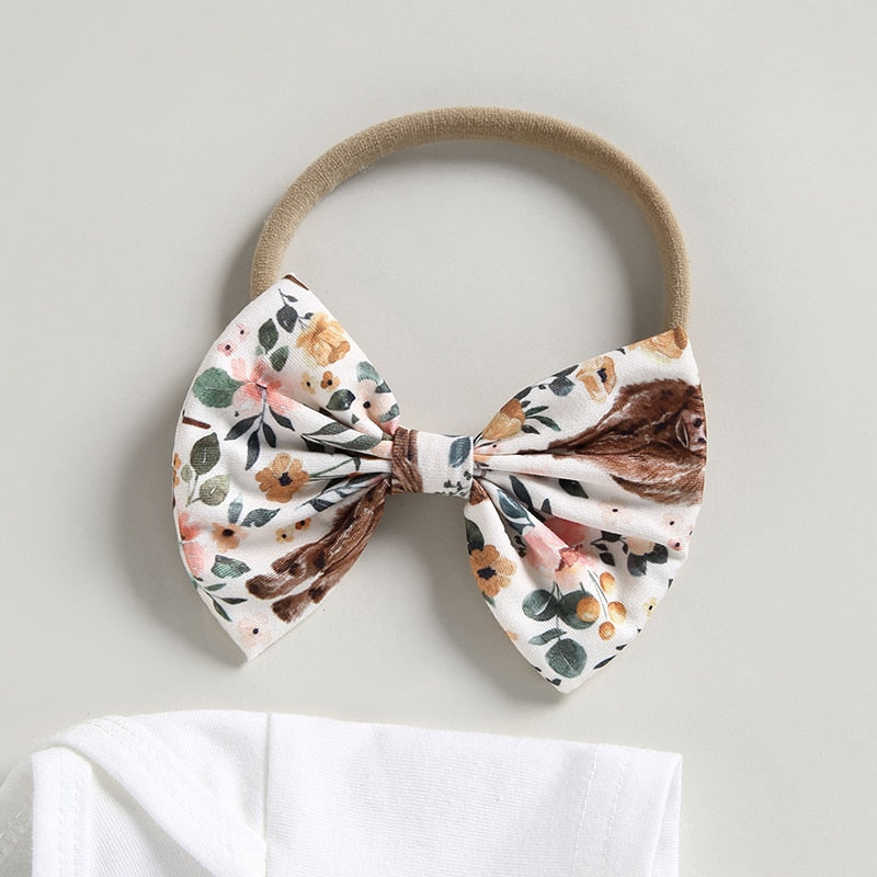 Cute Cattle-themed Summer Outfits for Baby Girls