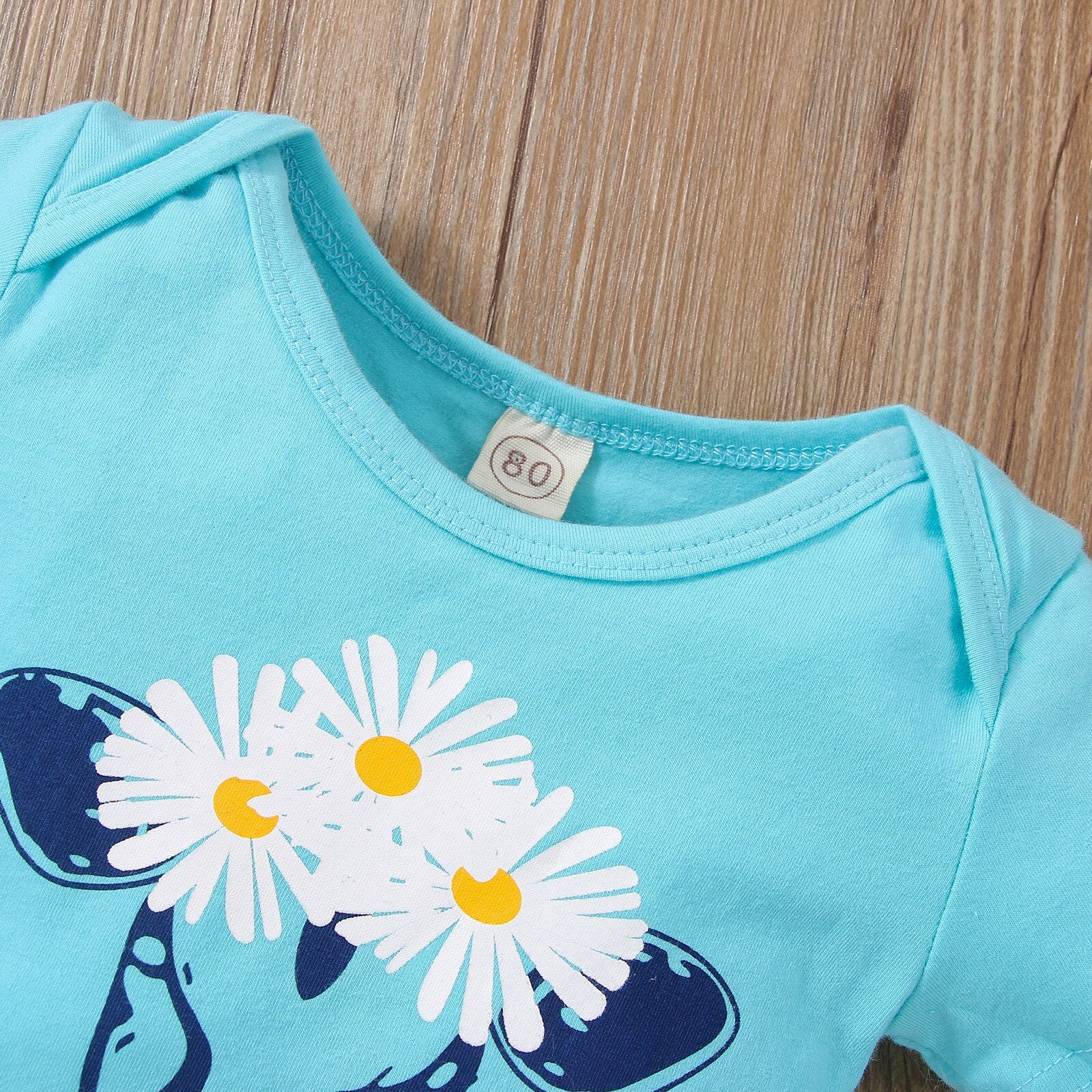 Adorable Newborn Baby Girl 3-Piece Summer Outfit Set