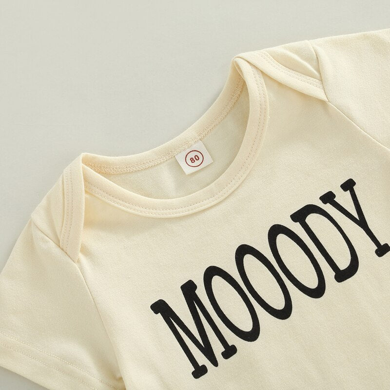 Cute Cotton Rompers and Tassel Shorts Set for Newborns and Toddlers