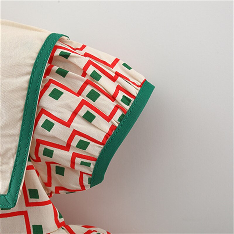 2Pcs/Set Sweet Floral Bow Beach Baby Girl Dress Summer Cool Cotton Toddler Children Clothes Suit + Hat 0 To 3 Years Infant