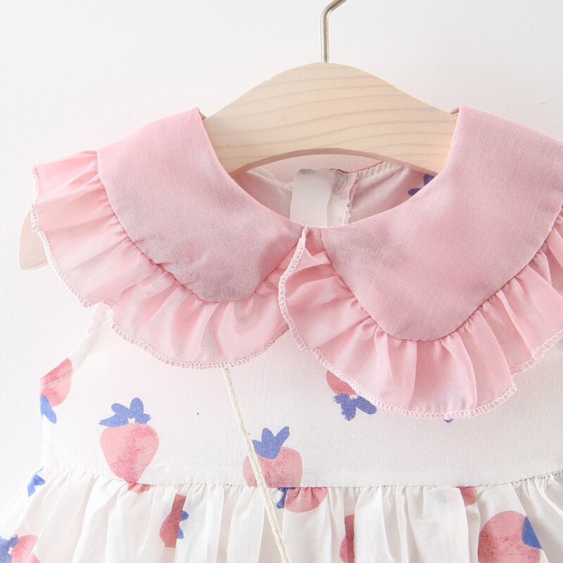 Sweet Strawberry Baby Girls Children Clothes Set