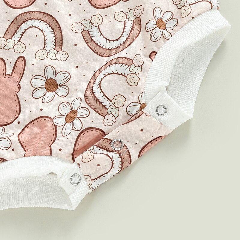 Cute Easter Jumpsuit for Newborn Baby Boys and Girls
