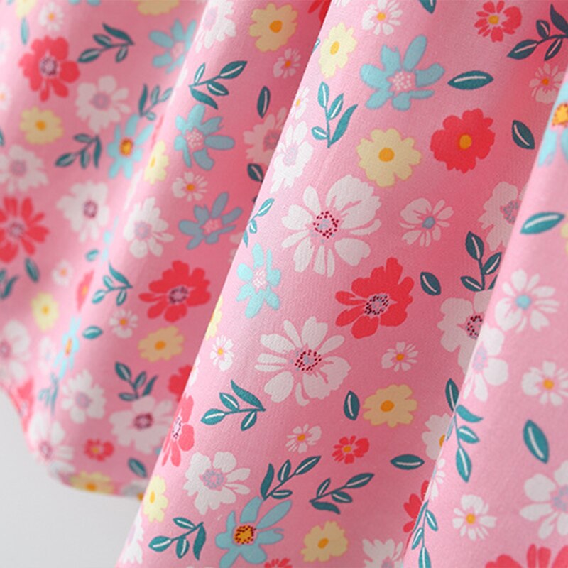 Summer Sweet Floral Baby Girl Dresses for Toddler Girls