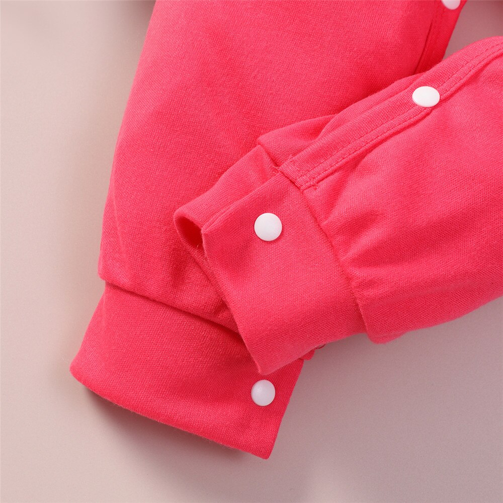Adorable Bowknot Flying Sleeve Baby Rompers for Valentine's Day