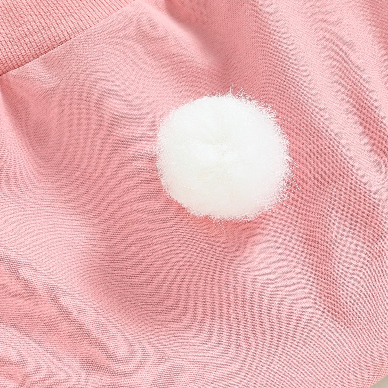 Easter Toddler Baby Girls Clothes Set Bunny Rabbit Letter Romper Pompom Shorts Summer Outfits