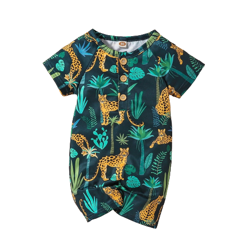 Adorable Baby Cheetah Rompers for Summer