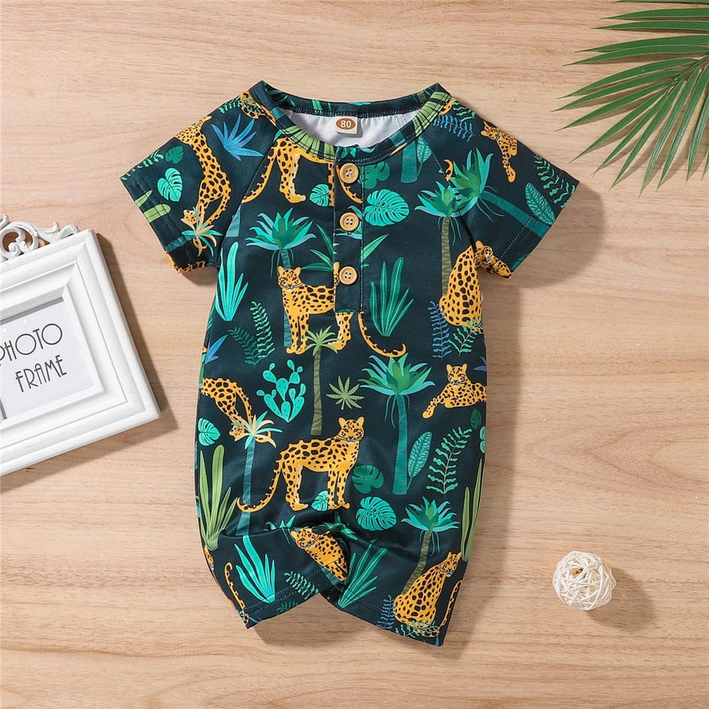 Adorable Baby Cheetah Rompers for Summer