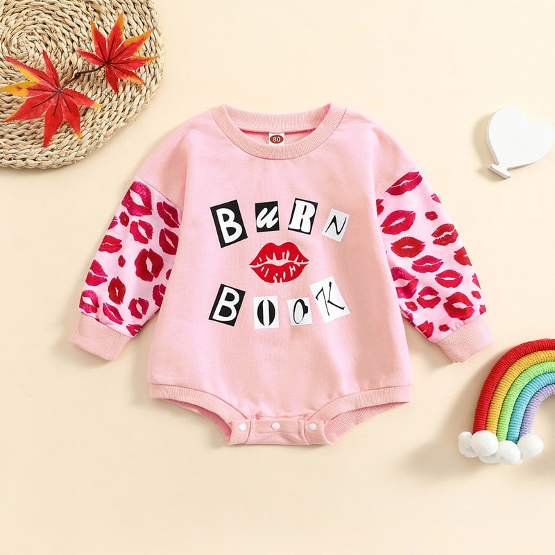 Adorable Valentine's Day Rompers for Newborn Baby Girls