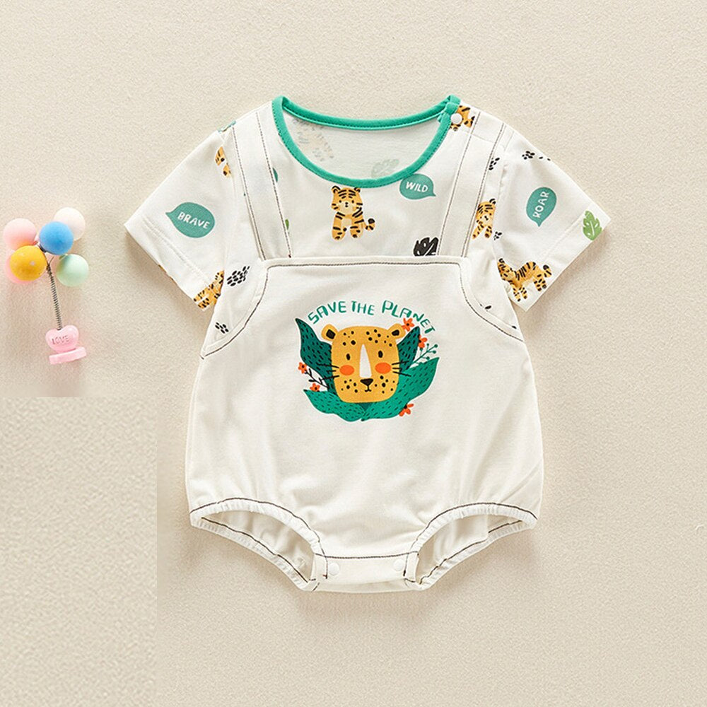 Little Tiger Bodysuit for Newborn Boys and Girls