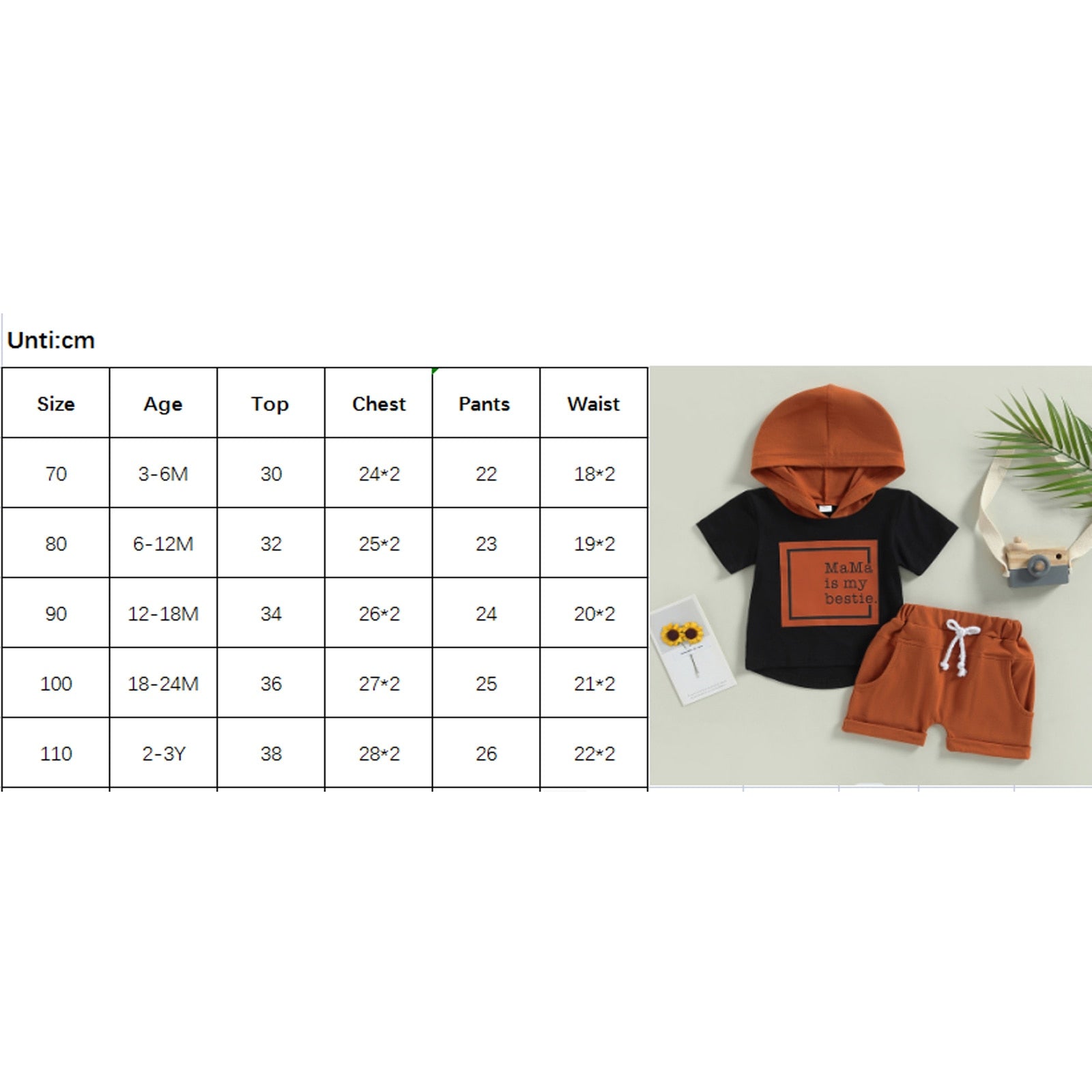 Trendy Summer Clothes Sets for Boys: Letter Print Patchwork Short Sleeve Hooded T-shirts+Shorts Tracksuits