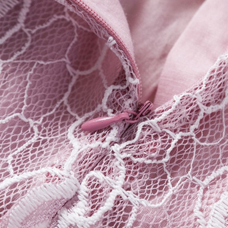 Summer Rose Sleeveless Evening Dress for Toddler Girls