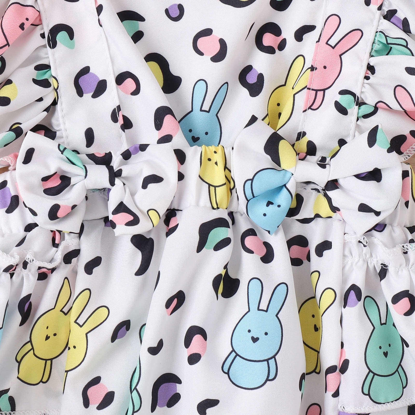 Adorable Easter Toddler Infant Newborn Baby Girls Romper Headbands Sets