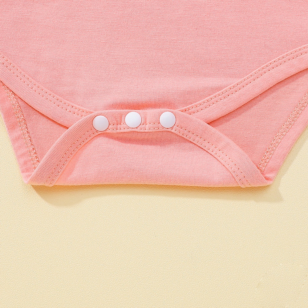 Newborn Baby Girl Dress Clothing Sets - Fashionable Infant Outfit Jumpsuit Romper Top with Bow and Skirt Bodysuit - Perfect Costume for Kids