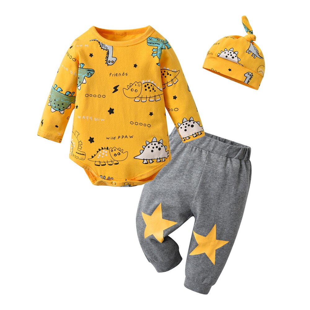 Dinosaur Printed Baby Clothes Set for Kids
