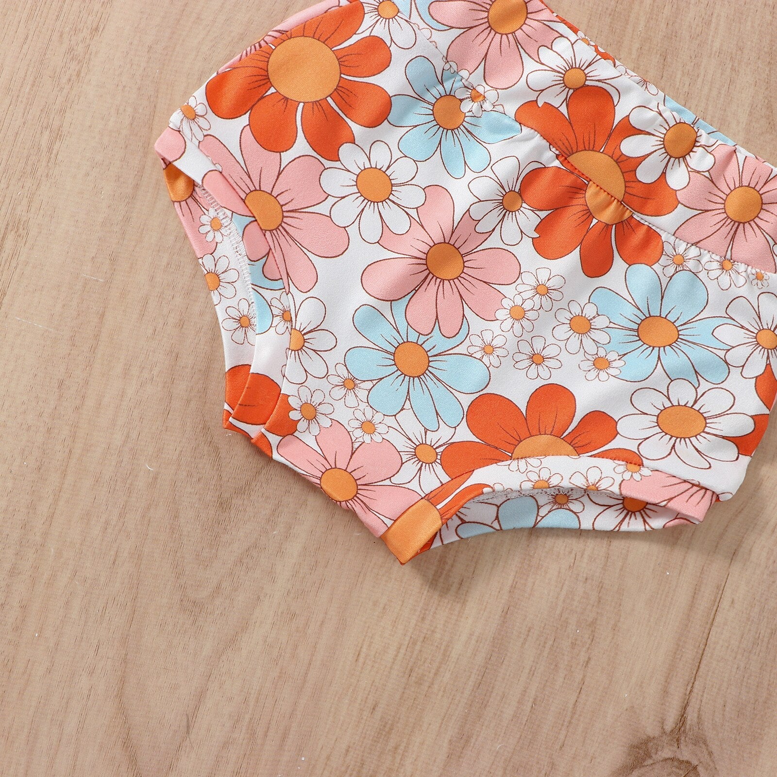 Adorable Summer Clothes Sets for Newborn Baby Girls: Letter Print Bodysuits and High Waist Shorts