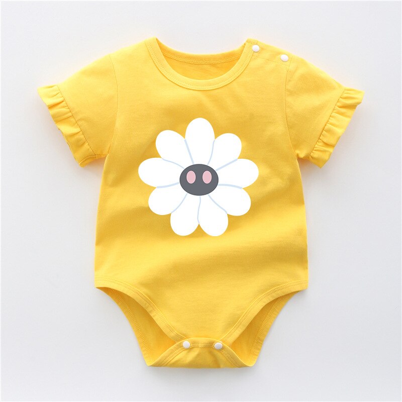 Cute Summer Cotton Bodysuits for Baby Boys - Cartoon Toddler Romper Newborn Baby Costume