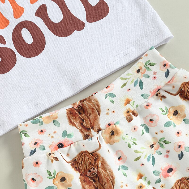 Fashionable Summer Clothes Sets for Newborn Baby Girls