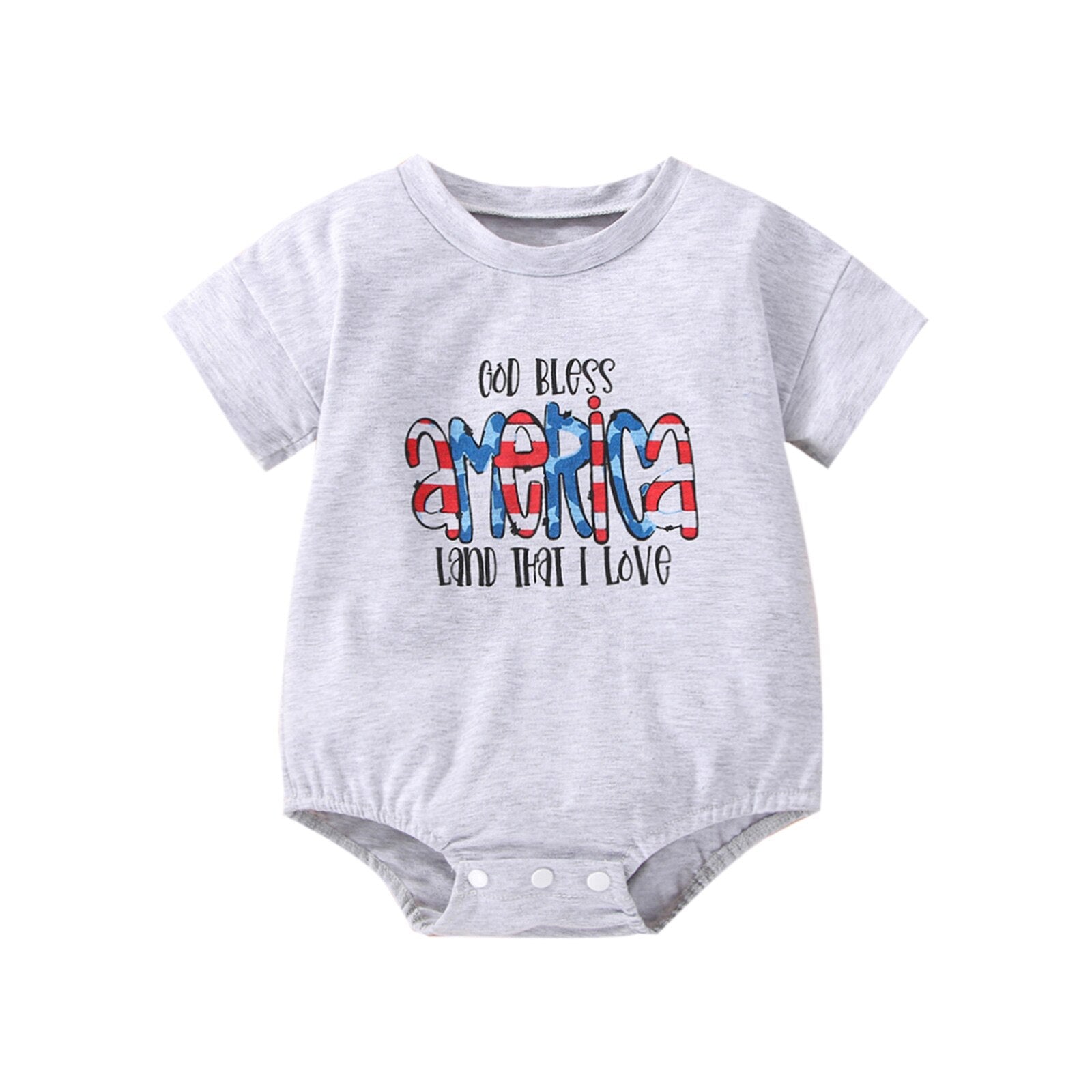 Cute Toddler Girls' Short Sleeve Letter Print Romper for Summer