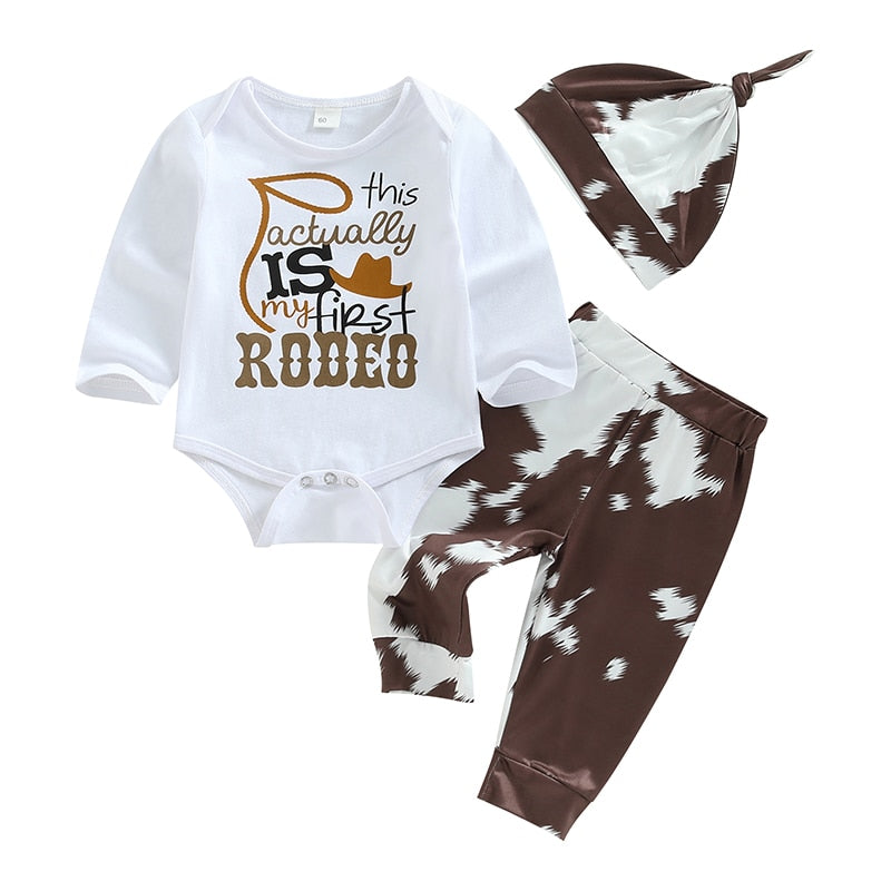 Kid Clothes Long Sleeve Letters Print Shirt Pants Suit with Hat
