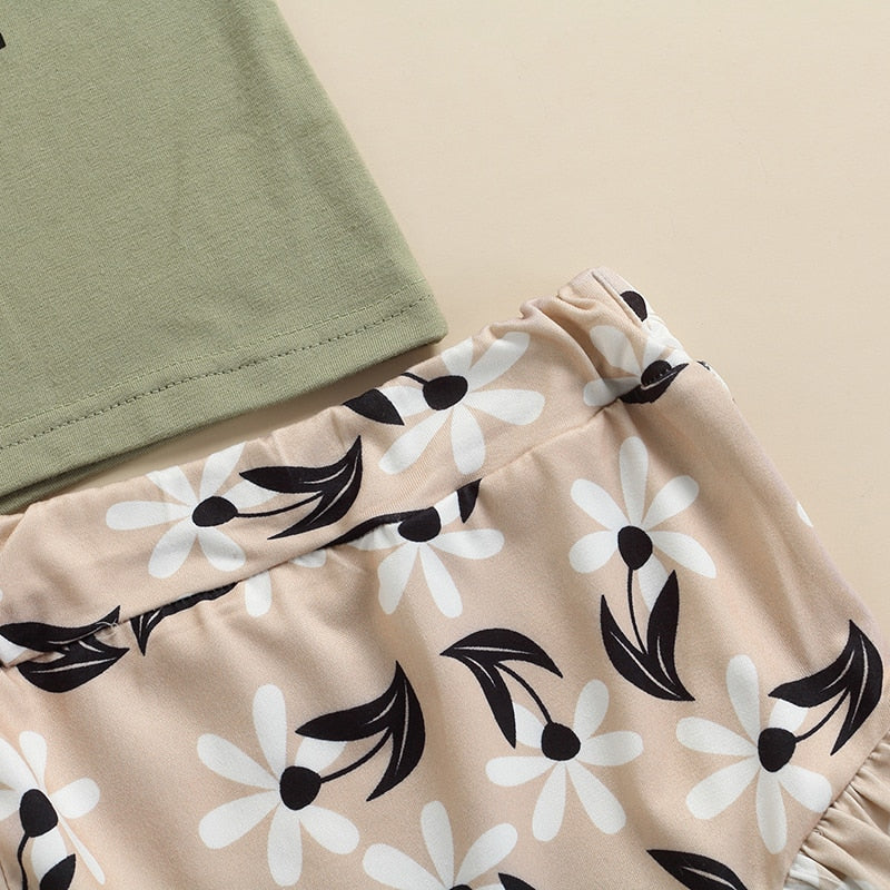 Fashion Toddler Newborn Baby Girls 2Pcs Summer Outfits