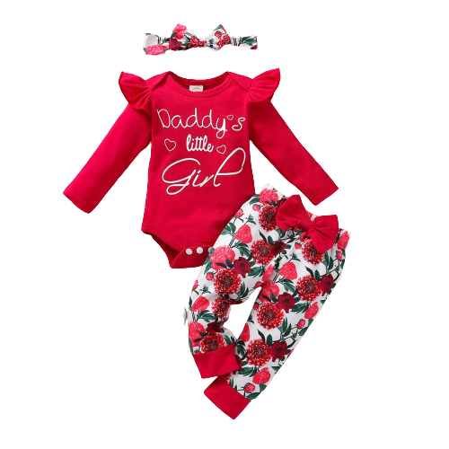 Adorable Infant Girls Outfits for Valentine's Day Celebrations