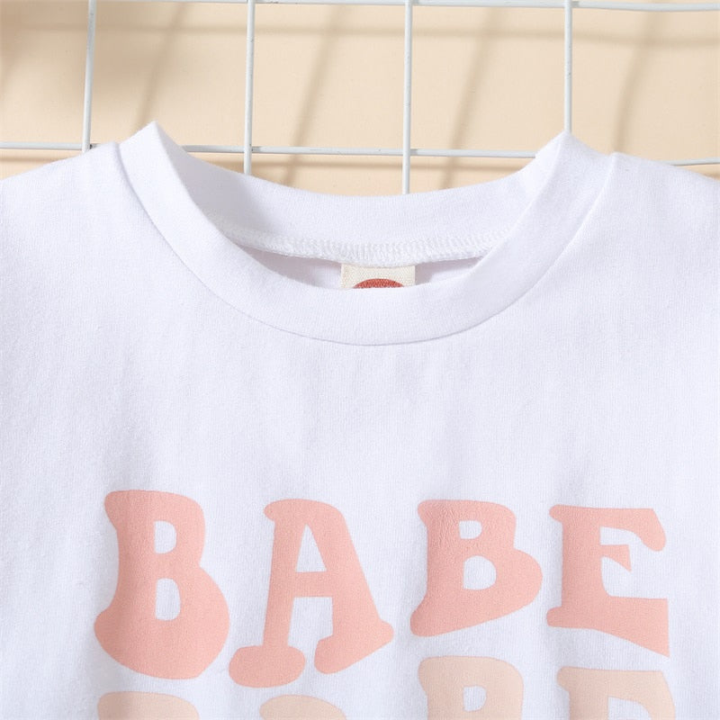 Casual Short Sleeve Bodysuit for Newborn Baby Girls and Boys