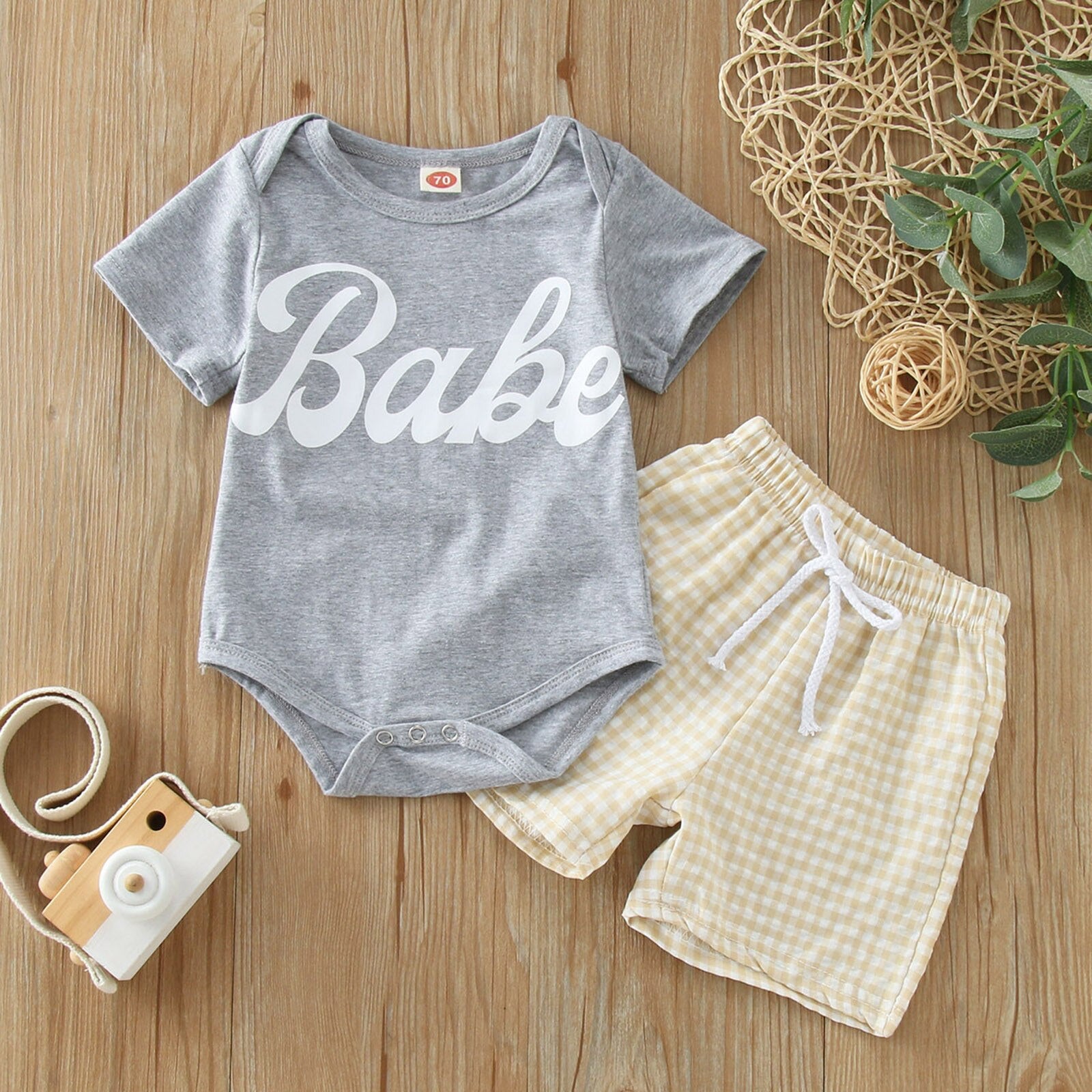 Adorable Newborn Infant Boys Girls Clothes Set for Summer