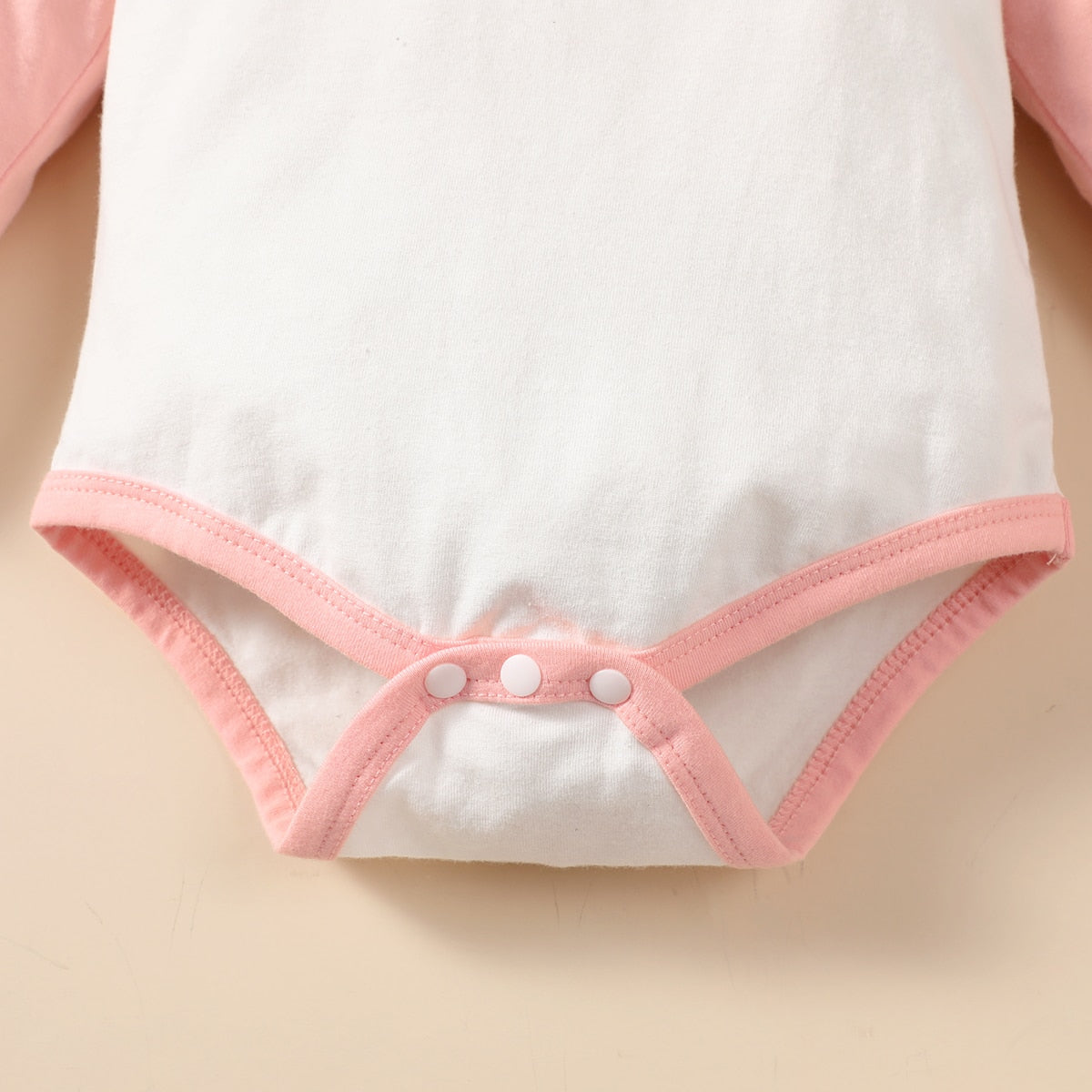 Toddler Baby Girls Clothes Set Splicing Romper+Cartoon Print Pants Outfits