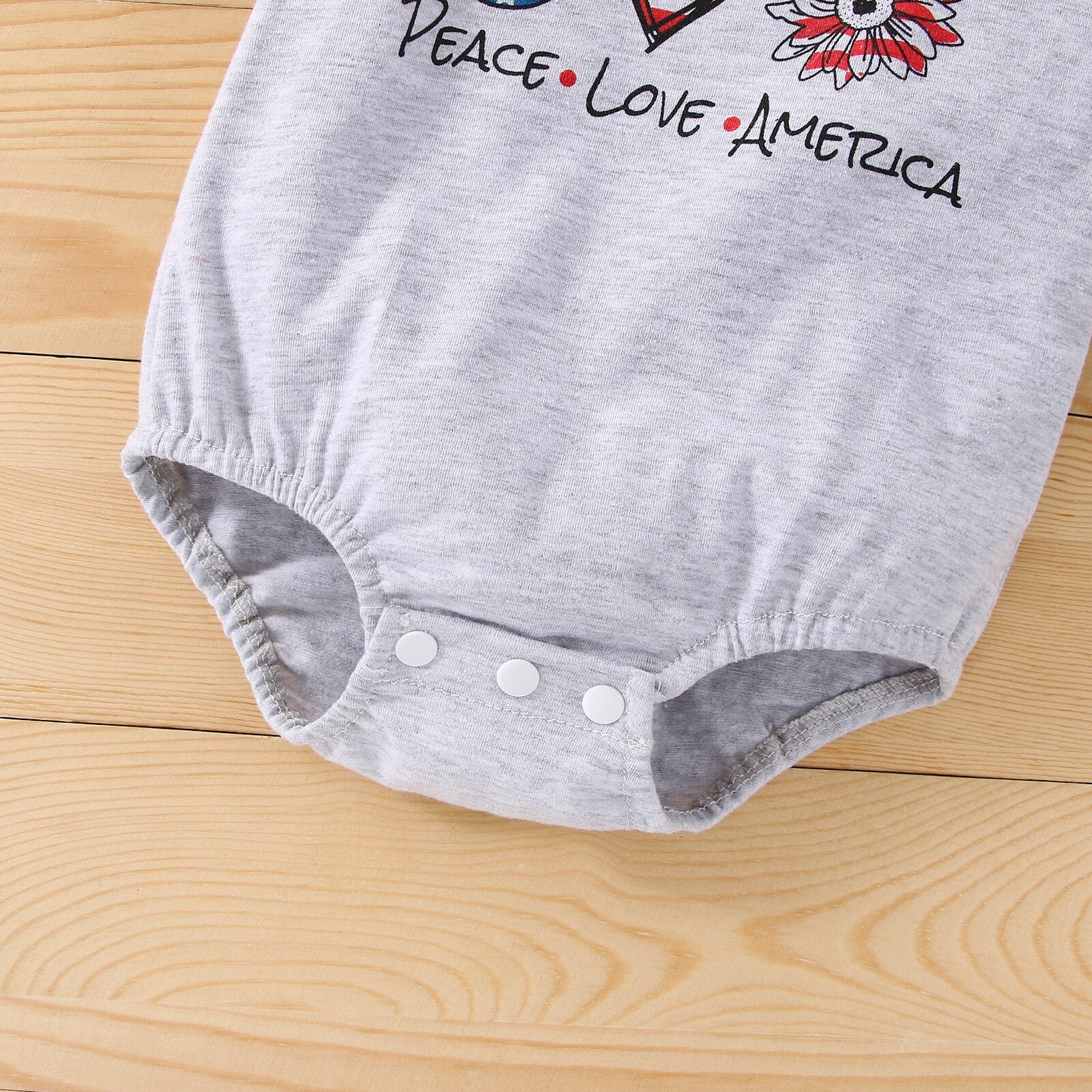 Cute Toddler Girls' Short Sleeve Letter Print Romper for Summer