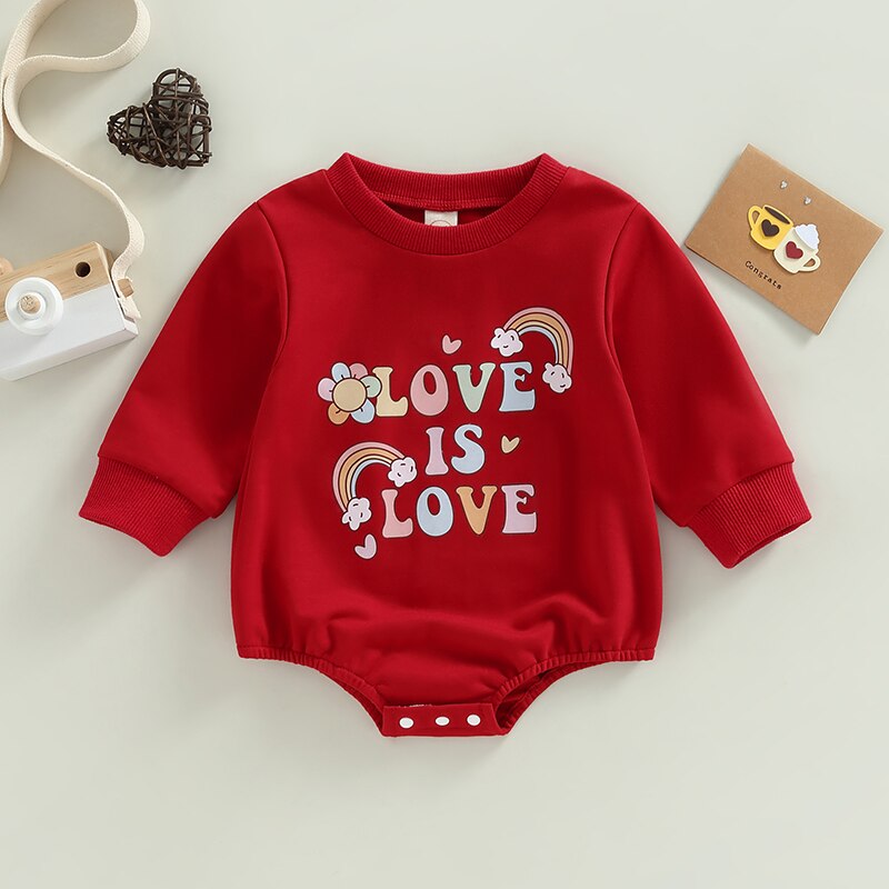 Lovely Autumn Newborn Baby Girls Cartoon Print Rompers