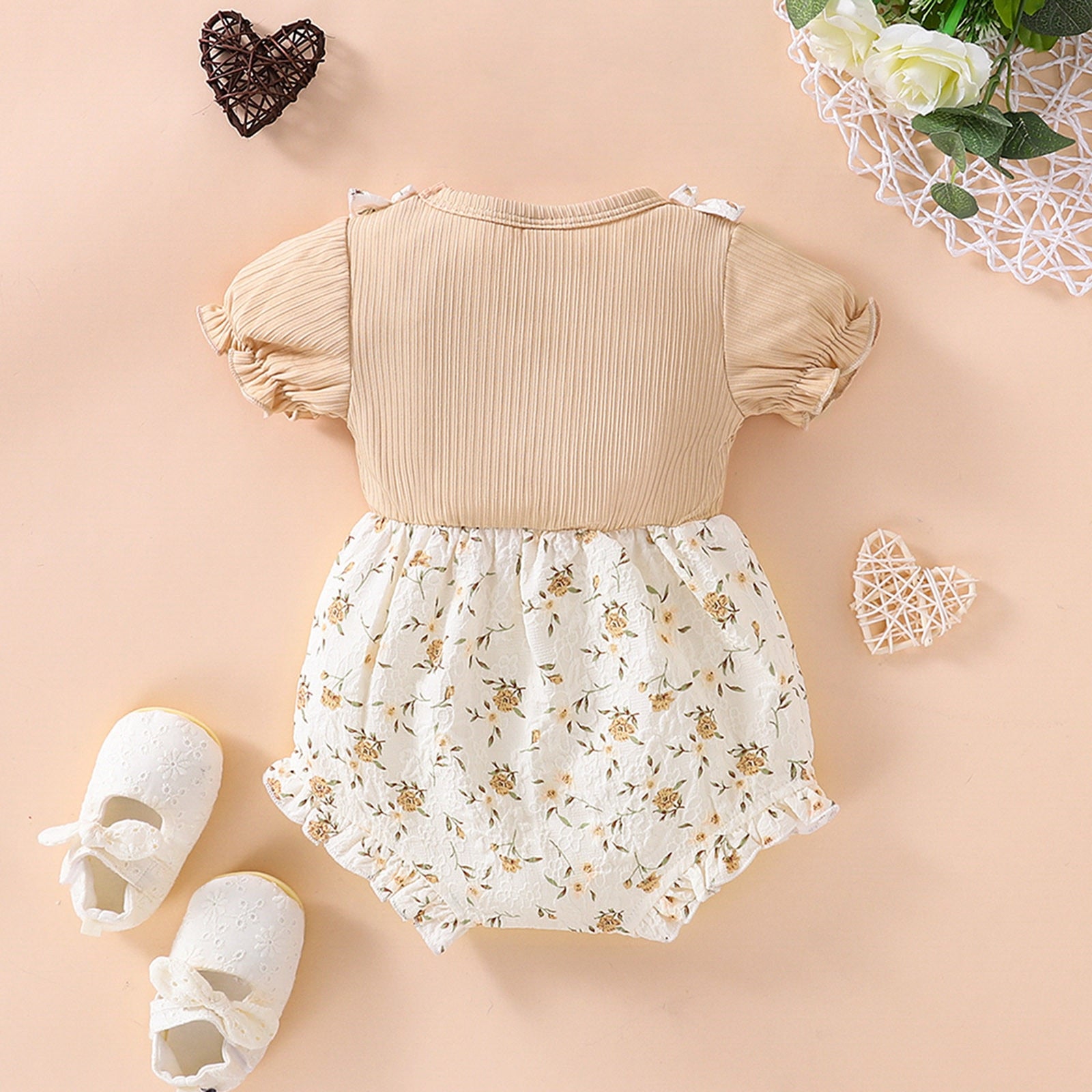 Stylish and Comfortable Infant Baby Girls Bodysuits for Summer