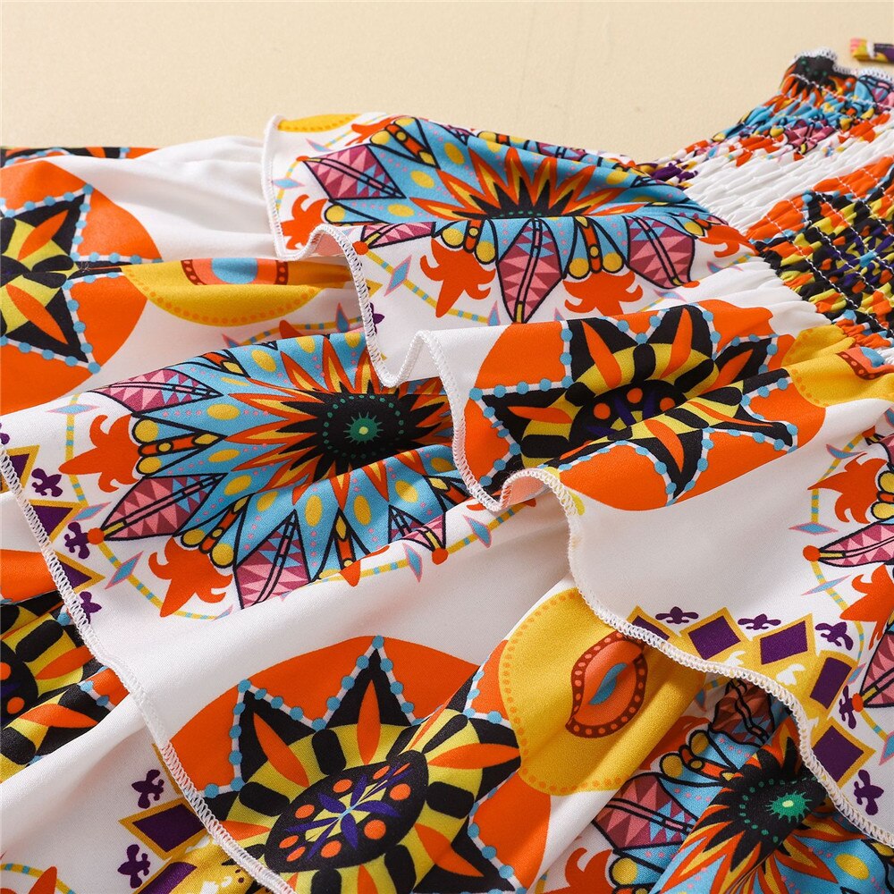 Girls Bohemian Slip Dress for Summer