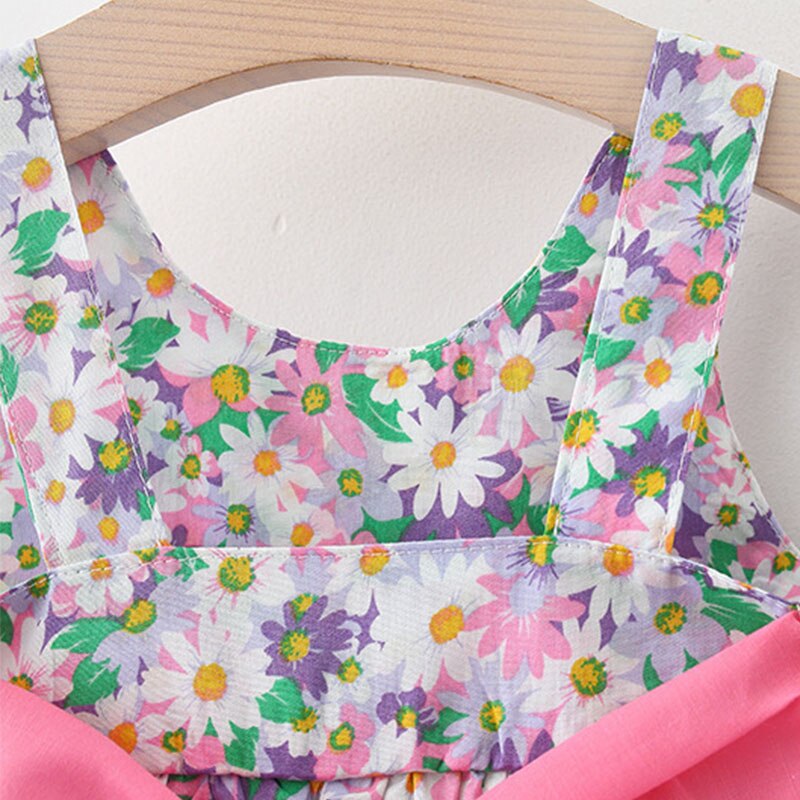 Sweet Summer Dresses for Baby Girls: Flower Prints with Bow Accents