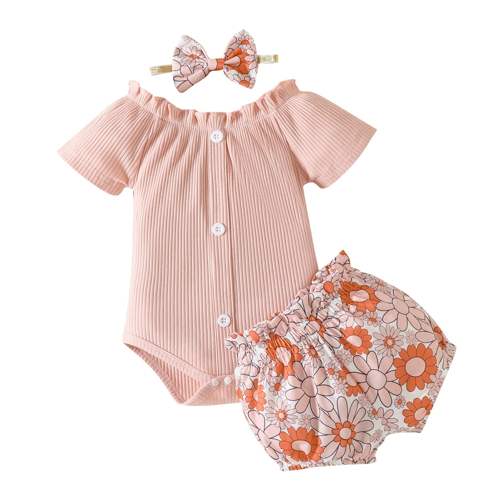 Cute and Comfortable Newborn Infant Girls Clothes Sets for Summer