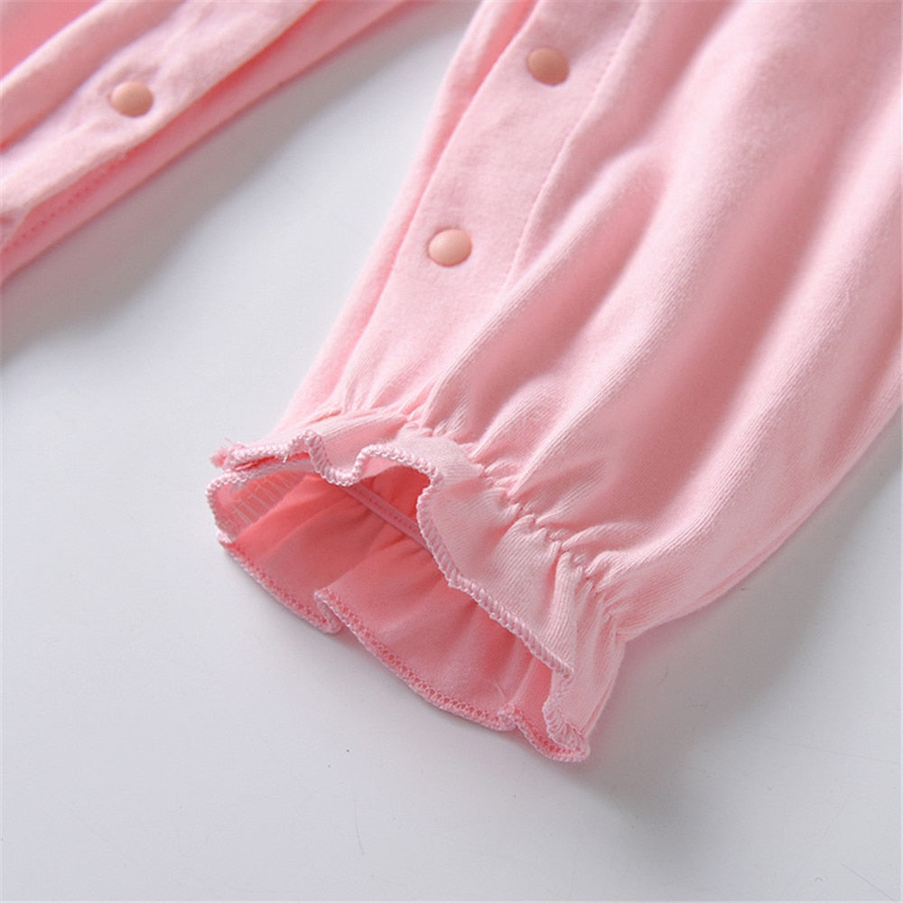 Adorable Baby Girl Valentine's Day Romper