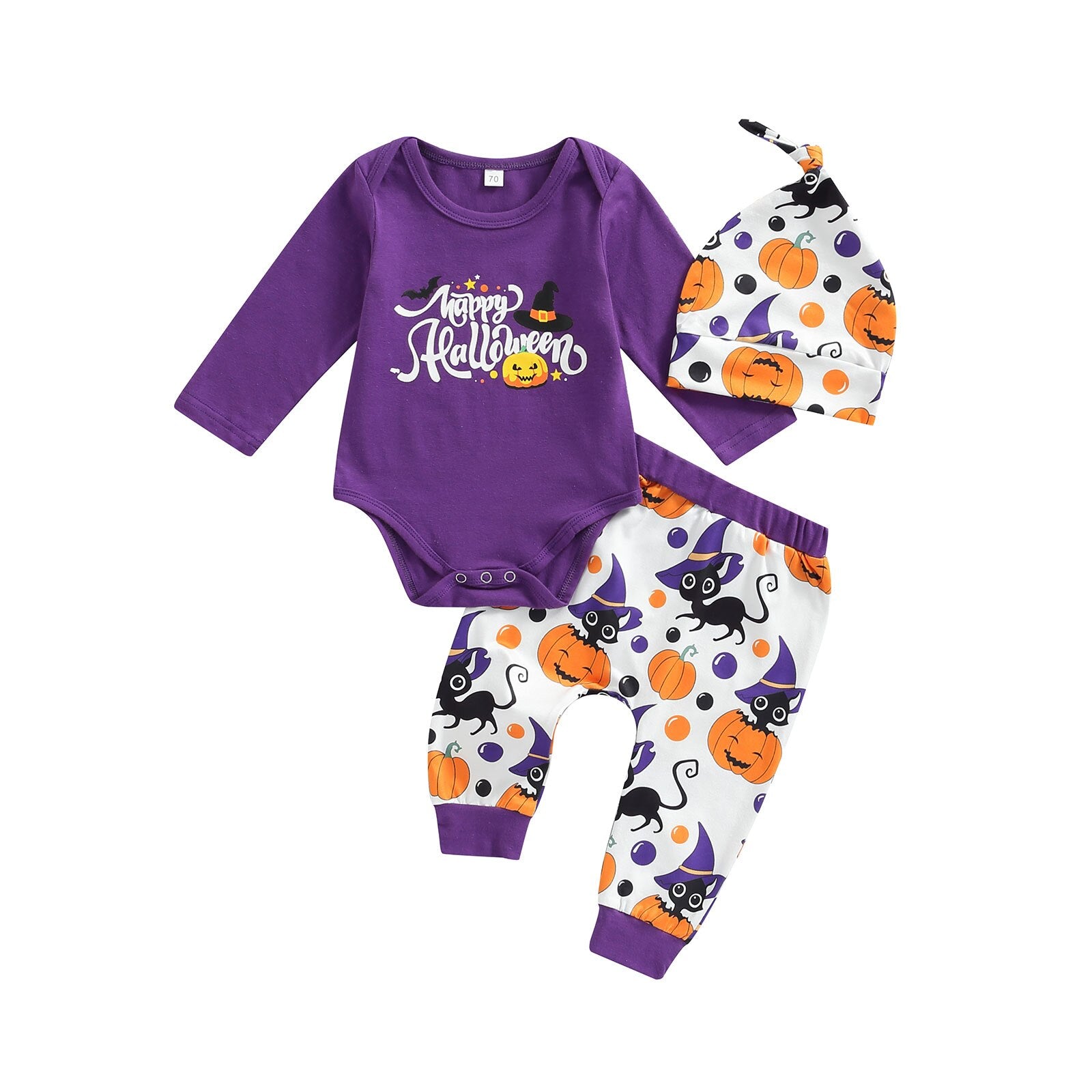Spooky Cute: Halloween Baby Clothes Set for Girls and Boys