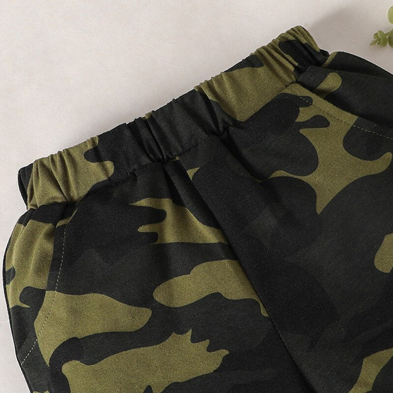 Infant Baby Boys Summer Letter Short Set