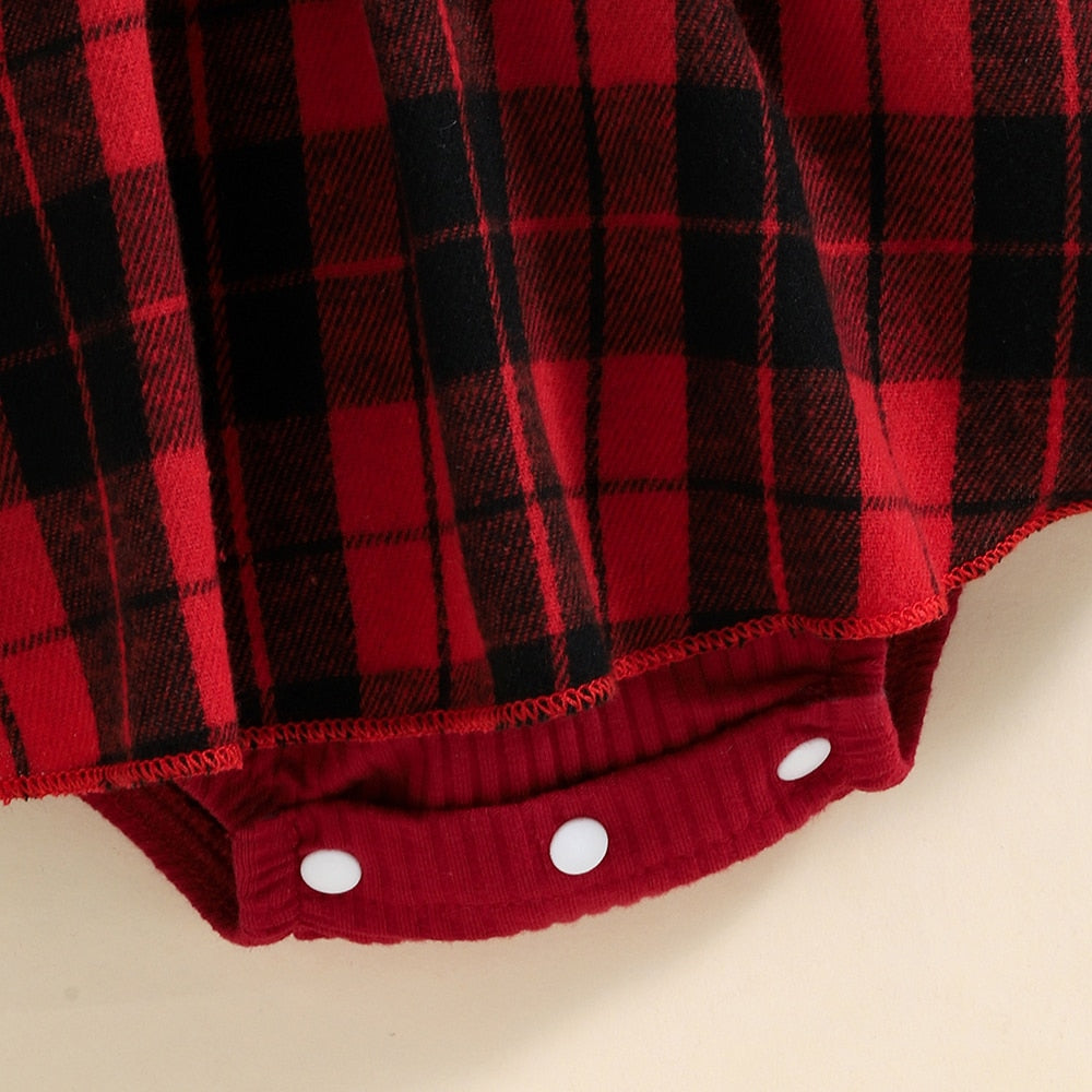 Adorable 3-18M Baby Girls' Dress Set with Bodysuit, Romper, and Skirt for a Fashionable Look