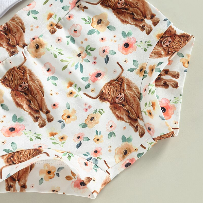 Fashionable Summer Clothes Sets for Newborn Baby Girls