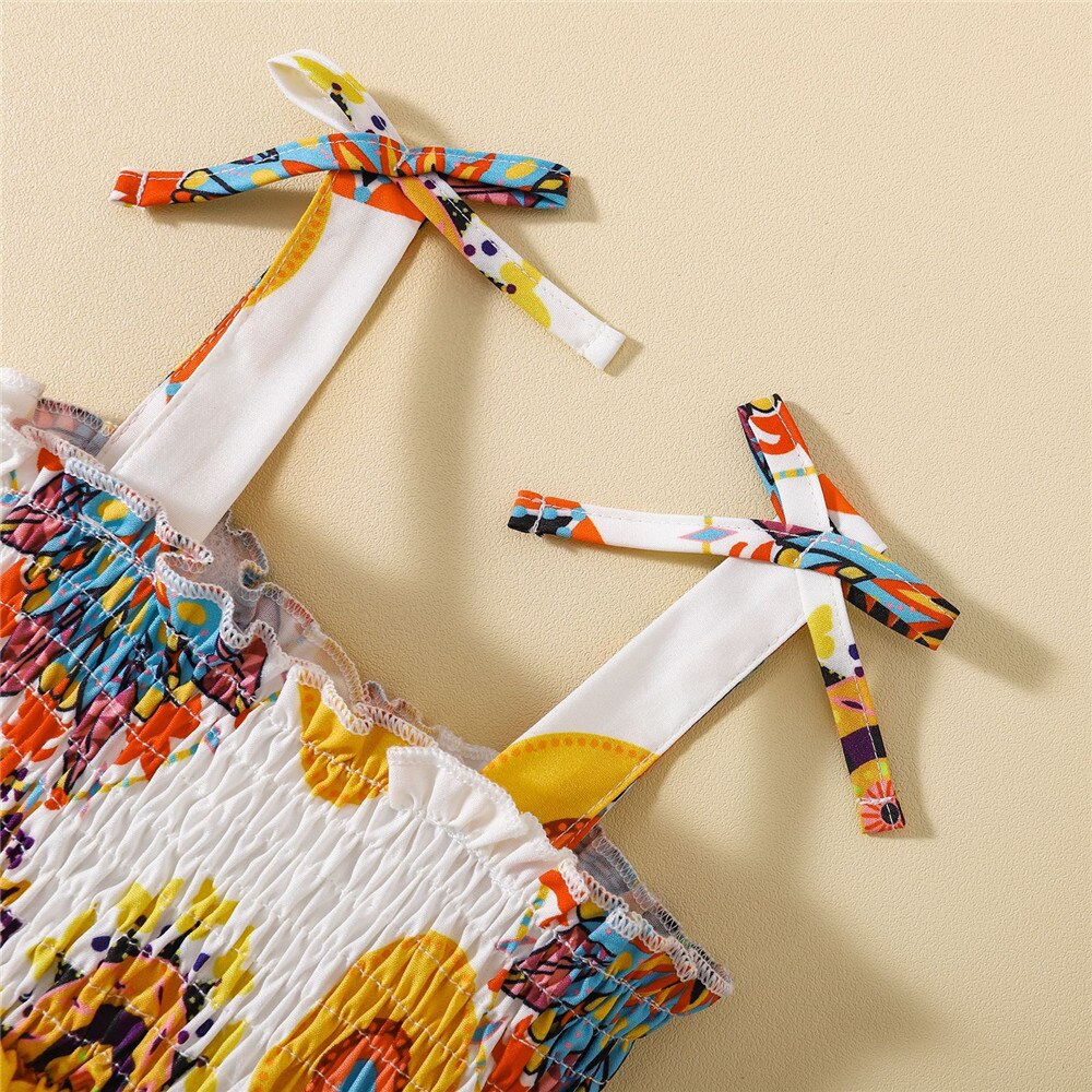 Girls Bohemian Slip Dress for Summer