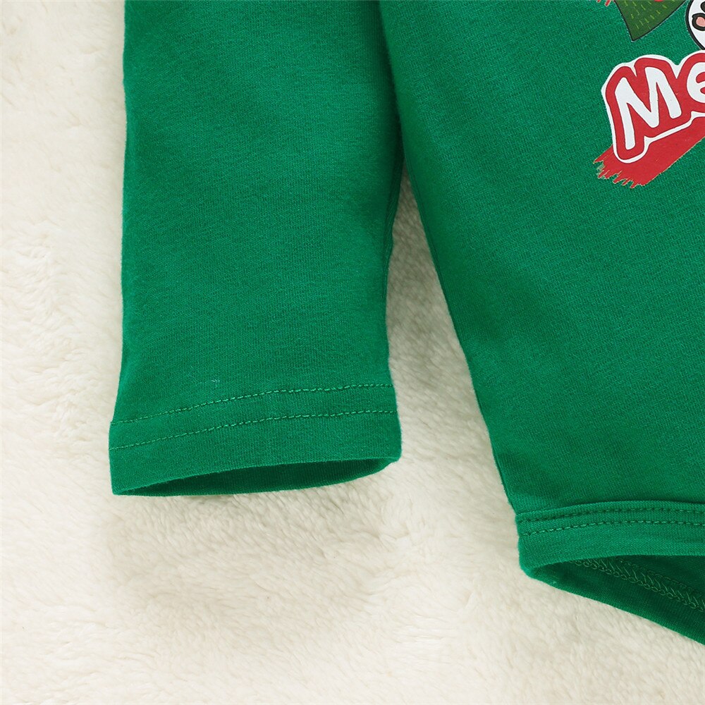 Snowman Printed Baby Overalls - Festive Christmas Costume for Newborns & Toddlers