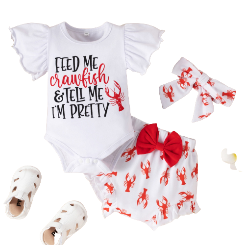 Stylish 3-Piece Summer Outfits Set for Baby Girls