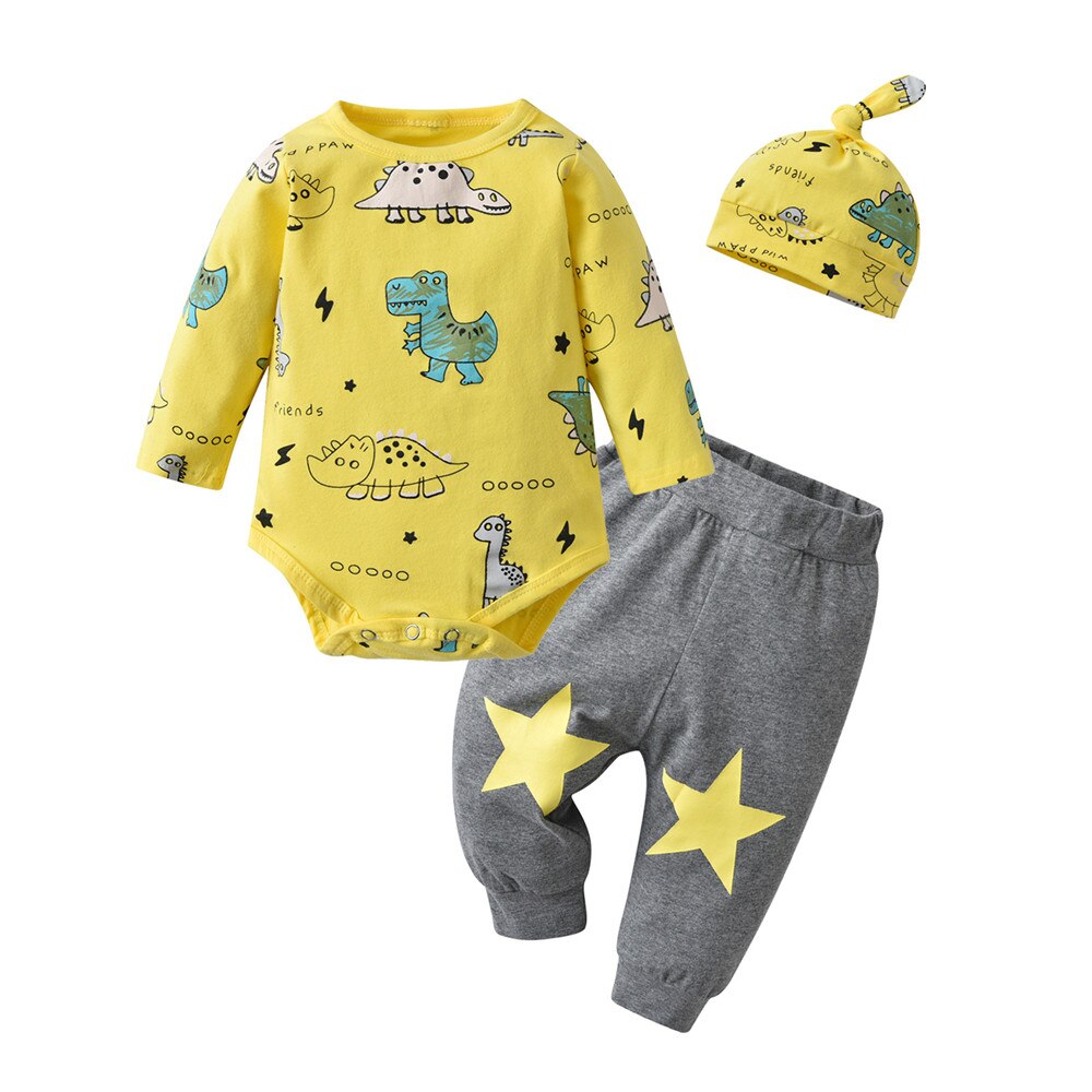 Dinosaur Printed Baby Clothes Set for Kids