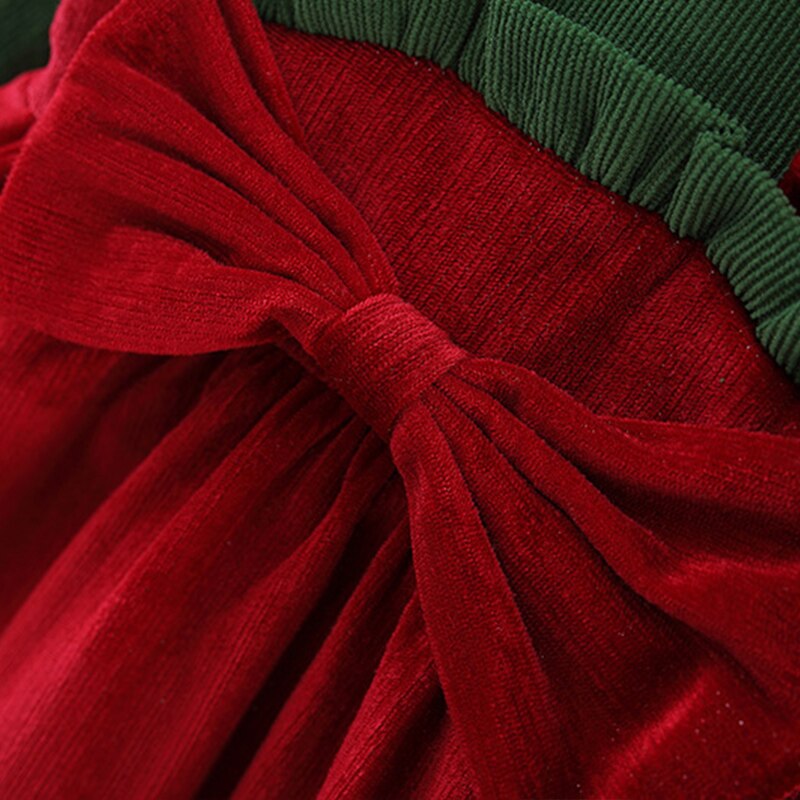 Adorable Newborn Christmas Dress with Sweet Bow and Rabbit Ears