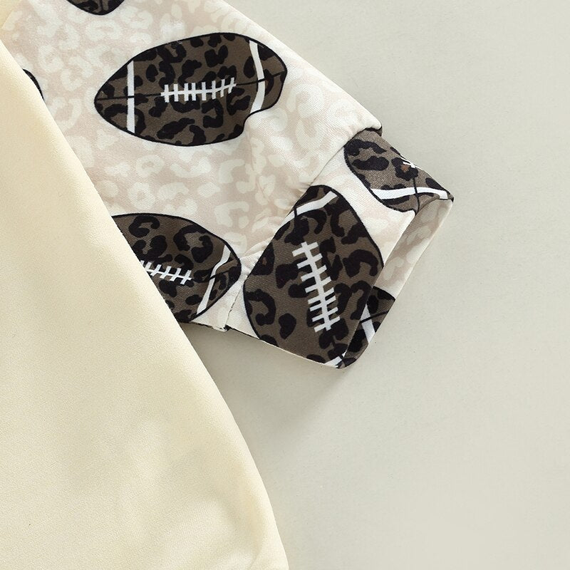 Cute Rugby Heart Print Rompers for Newborn Baby Girls